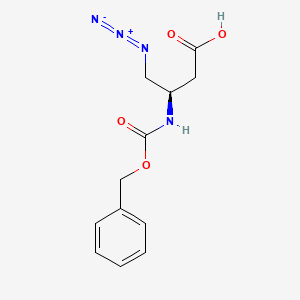 molecular formula C12H14N4O4 B2740006 Z-D-Dbu(N3)-OH CAS No. 1931958-82-5