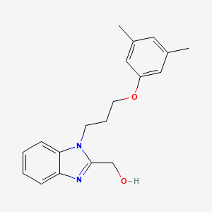 (1-(3-(3,5-dimethylphenoxy)propyl)-1H-benzo[d]imidazol-2-yl)methanol