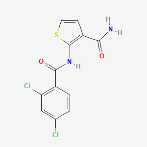 2-(2,4-Dichlorobenzamido)thiophene-3-carboxamide