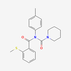 N-(2-(methylthio)benzoyl)-N-(p-tolyl)piperidine-1-carboxamide