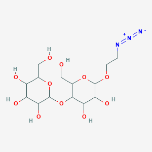 2-[6-(2-Azidoethoxy)-4,5-dihydroxy-2-(hydroxymethyl)oxan-3-yl]oxy-6-(hydroxymethyl)oxane-3,4,5-triol