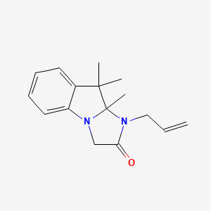 9,9,9a-Trimethyl-1-prop-2-enylimidazolidino[1,2-a]indolin-2-one