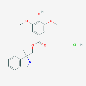 molecular formula C21H28ClNO5 B2740091 O-desmethyltrimebutine hydrochloride CAS No. 118291-70-6