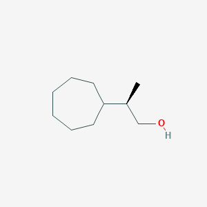 molecular formula C10H20O B2740094 (2R)-2-Cycloheptylpropan-1-ol CAS No. 2248174-62-9