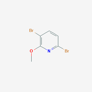 molecular formula C6H5Br2NO B2740097 3,6-二溴-2-甲氧基吡啶 CAS No. 1806328-92-6