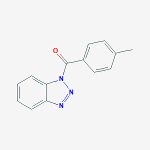 molecular formula C14H11N3O B027401 1-(4-甲基苯甲酰)-1H-苯并三唑 CAS No. 59046-28-5