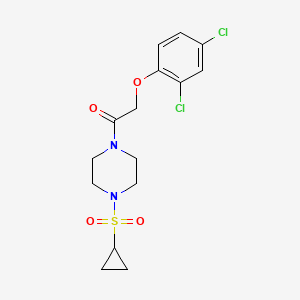 1-(4-(Cyclopropylsulfonyl)piperazin-1-yl)-2-(2,4-dichlorophenoxy)ethanone