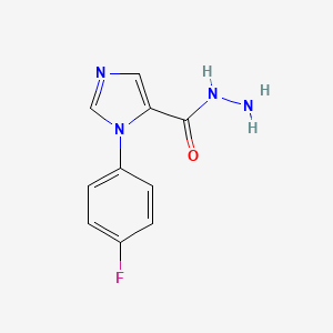 1-(4-fluorophenyl)-1H-imidazole-5-carbohydrazide