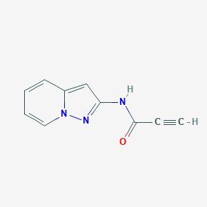 N-Pyrazolo[1,5-a]pyridin-2-ylprop-2-ynamide