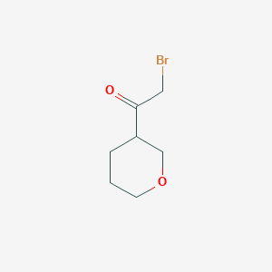 2-Bromo-1-(oxan-3-yl)ethan-1-one