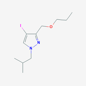 4-iodo-1-isobutyl-3-(propoxymethyl)-1H-pyrazole