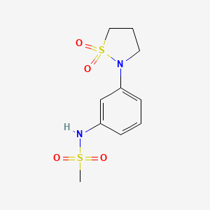 N-(3-(1,1-dioxidoisothiazolidin-2-yl)phenyl)methanesulfonamide