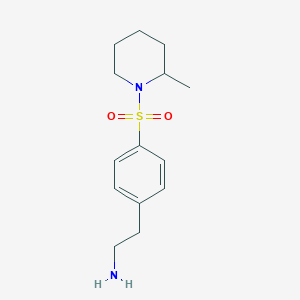 2-[4-(2-Methyl-piperidine-1-sulfonyl)-phenyl]-ethylamine