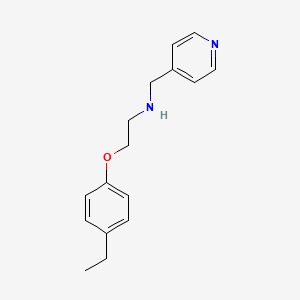 molecular formula C16H20N2O B2740209 2-(4-ethylphenoxy)-N-(pyridin-4-ylmethyl)ethanamine CAS No. 866155-28-4