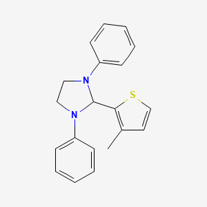 2-(3-Methylthiophen-2-yl)-1,3-diphenylimidazolidine