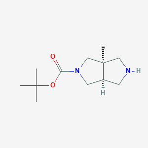 (3aR,6aS)-tert-Butyl 3a-methylhexahydropyrrolo[3,4-c]pyrrole-2(1H)-carboxylate
