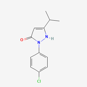 1-(4-chlorophenyl)-3-isopropyl-1H-pyrazol-5-ol