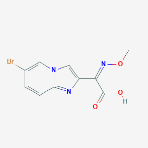 (6-Bromoimidazo[1,2-a]pyridin-2-yl)(methoxyimino)acetic acid