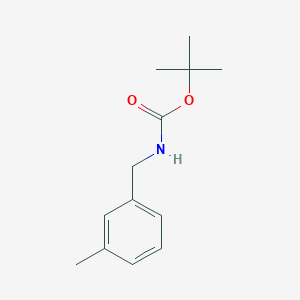 molecular formula C13H19NO2 B2740286 tert-butyl N-[(3-methylphenyl)methyl]carbamate CAS No. 179876-20-1
