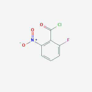 molecular formula C7H3ClFNO3 B2740294 2-Fluoro-6-nitrobenzoyl chloride CAS No. 50424-88-9