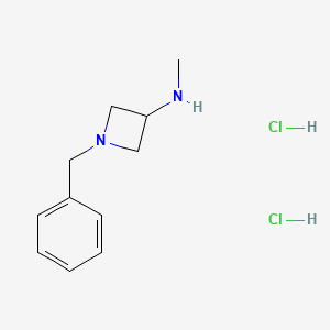 molecular formula C11H18Cl2N2 B2740307 1-苄基-N-甲基-氮杂环戊-3-胺二盐酸盐 CAS No. 292163-61-2