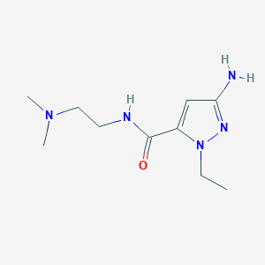 3-amino-N-[2-(dimethylamino)ethyl]-1-ethyl-1H-pyrazole-5-carboxamide