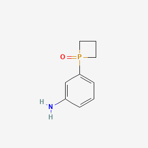 3-(1-Oxo-1lambda5-phosphetan-1-yl)aniline