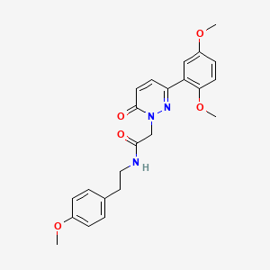 2-(3-(2,5-dimethoxyphenyl)-6-oxopyridazin-1(6H)-yl)-N-(4-methoxyphenethyl)acetamide