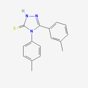 5-(3-methylphenyl)-4-(4-methylphenyl)-4H-1,2,4-triazole-3-thiol