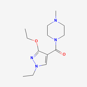 (3-ethoxy-1-ethyl-1H-pyrazol-4-yl)(4-methylpiperazin-1-yl)methanone