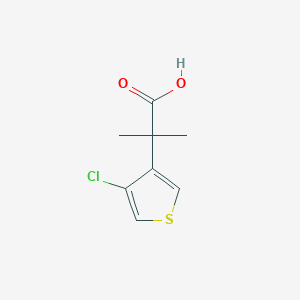 2-(4-Chlorothiophen-3-yl)-2-methylpropanoic acid