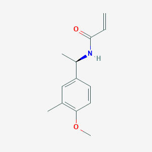 N-[(1R)-1-(4-Methoxy-3-methylphenyl)ethyl]prop-2-enamide