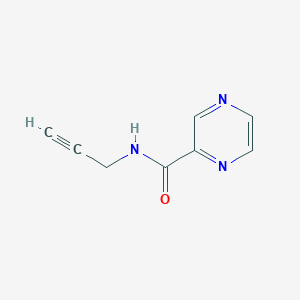 molecular formula C8H7N3O B2740356 N-prop-2-ynylpyrazine-2-carboxamide CAS No. 1090998-64-3