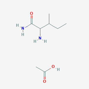 2-Amino-3-methylpentanamide acetate