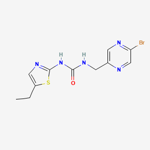 1-[(5-Bromopyrazin-2-yl)methyl]-3-(5-ethyl-1,3-thiazol-2-yl)urea