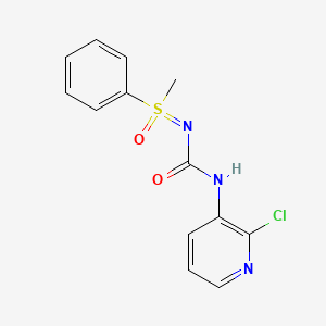 1-(2-Chloropyridin-3-yl)-3-(methyl-oxo-phenyl-lambda6-sulfanylidene)urea