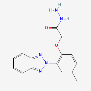 2-[2-(2H-1,2,3-benzotriazol-2-yl)-4-methylphenoxy]acetohydrazide