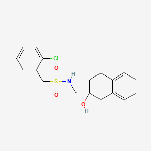 1-(2-chlorophenyl)-N-((2-hydroxy-1,2,3,4-tetrahydronaphthalen-2-yl)methyl)methanesulfonamide