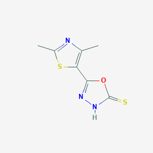 5-(2,4-Dimethyl-1,3-thiazol-5-yl)-1,3,4-oxadiazole-2-thiol