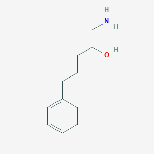 molecular formula C11H17NO B2740490 1-Amino-5-phenylpentan-2-ol CAS No. 1466907-68-5