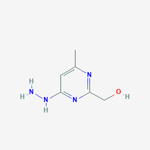 B2740515 (4-Hydrazinyl-6-methylpyrimidin-2-yl)methanol CAS No. 1519499-54-7