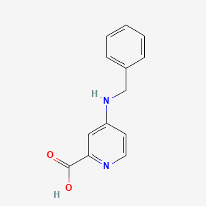 molecular formula C13H12N2O2 B2740516 4-(Benzylamino)pyridine-2-carboxylic acid CAS No. 851721-92-1