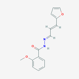 N'-[3-(2-furyl)-2-propenylidene]-2-methoxybenzohydrazide