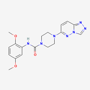 4-([1,2,4]triazolo[4,3-b]pyridazin-6-yl)-N-(2,5-dimethoxyphenyl)piperazine-1-carboxamide