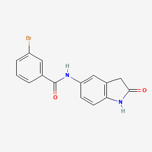 3-bromo-N-(2-oxoindolin-5-yl)benzamide