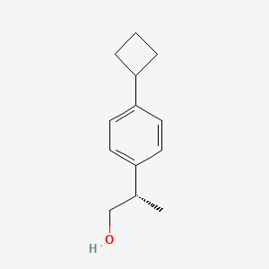 (2S)-2-(4-Cyclobutylphenyl)propan-1-ol