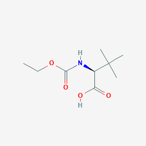 molecular formula C9H17NO4 B2740637 (S)-2-((ethoxycarbonyl)amino)-3,3-dimethylbutanoic acid CAS No. 156990-58-8