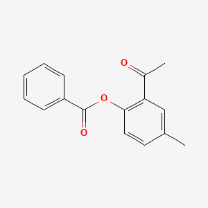 2-Acetyl-4-methylphenyl benzoate