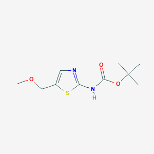tert-Butyl N-[5-(methoxymethyl)-1,3-thiazol-2-yl]carbamate