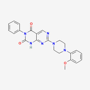7-[4-(2-methoxyphenyl)piperazin-1-yl]-3-phenylpyrimido[4,5-d]pyrimidine-2,4(1H,3H)-dione